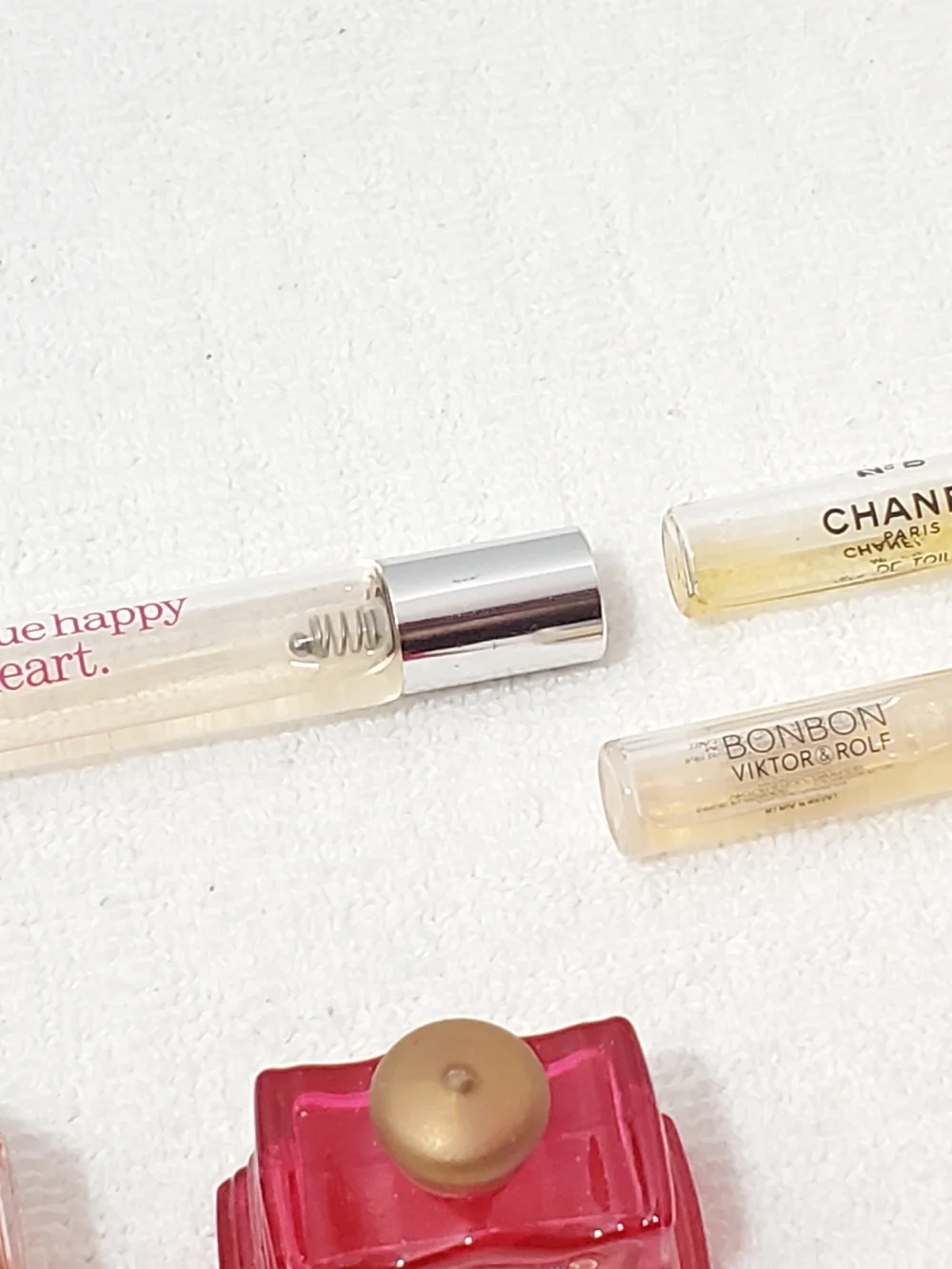 5pc Designer Perfume Lot Mini & Travel Sizes Viktor & Rolf Chanel Clinique Juicy - Picture 4 of 8